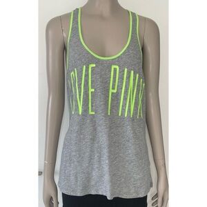 PINK Victoria’s Secret Love Pink Logo Tank Top